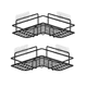thumbnail image 1 of Organizadore Para Bano Estante Esquinero Cocina Pared Repisa Negro, 1 of 5