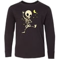 thumbnail image 3 of Inktastic Cute Dancing Skeleton Long Sleeve Youth T-Shirt, 3 of 5