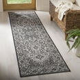 thumbnail image 3 of SAFAVIEH Outdoor LND139A Linden Light Grey / Charcoal Rug, 3 of 9