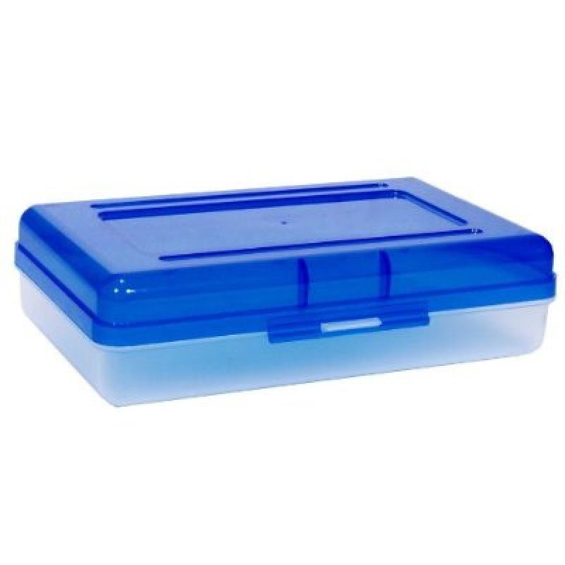 HQ Advance Products Plastic School Box, Assorted Colors (38008