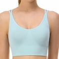thumbnail image 4 of Sports Bra for Women 2024 New Medium Support Criss Cross Strappy Bras Seamless High Impact Yoga Exercise Athletic Bra, 4 of 6