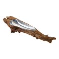 thumbnail image 1 of Dimond Home Bol à Racines en Teck avec Insert en Aluminium 162-010, 1 of 1