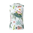 thumbnail image 6 of Lsque Turtle and Sea Life Print Men's Cotton Blend Sleeveless Muscle Shirts (S-3XL)- Moisture Wicking, Odor Protection, UPF 30+,Medium, 6 of 8