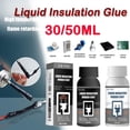 thumbnail image 2 of Sellador eléctrico de aislamiento de 30/50ml, pasta de cinta líquida, impermeable, Anti UV, tablero de lámpara de secado rápido, sellador electrónico sin corrosión Deng Xun unisex, 2 of 2
