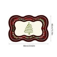 thumbnail image 3 of Honeeladyy 1 PC Christmas Door Mat Outdoor, Xmas Welcome Mat for Front Door, Christmas Non Slip Holiday Doormat Indoor Entryway Floor Rug for Entrance Outside Home, 23.62"x15.74", 3 of 6