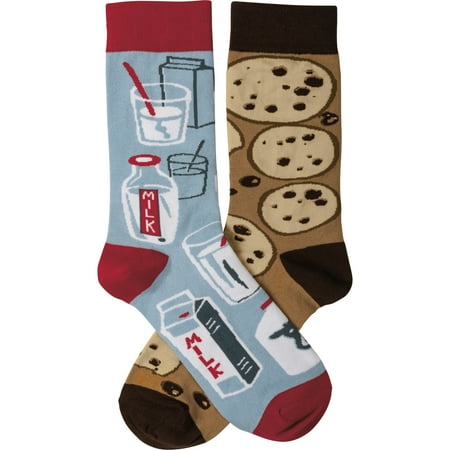 

Primitives by Kathy Socks - Socks - Milk & Cookies One Size Fits Most