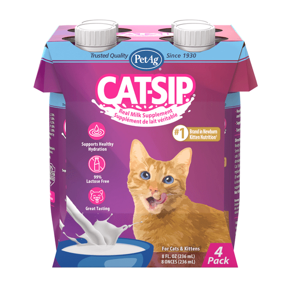 Pet-Ag Cat-Sip Real Milk Treat - 8 oz