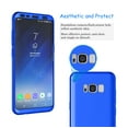 thumbnail image 3 of Njjex Case Cover For Samsung Galaxy S8 / S8+ / S8 Plus / SM-G950 / SM-G955, Njjex 3 in 1 Ultra Thin and Slim Hard PC Case Anti-Scratches Premium Slim 360 Degree Full Body Protective Cover -Blue, 3 of 4