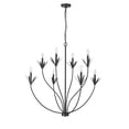 thumbnail image 2 of 12708-MB Millennium Lighting Primrose - 8 Light Chandelier-37 Inch Tall and 40.5 Inch Wide-Matte Black Finish, 2 of 6