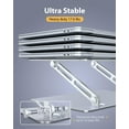 thumbnail image 3 of Adjustable Laptop Stand for Desk, Portable Laptop Riser, Aluminum Laptop Stand Foldable, Ergonomic Computer, 3 of 5