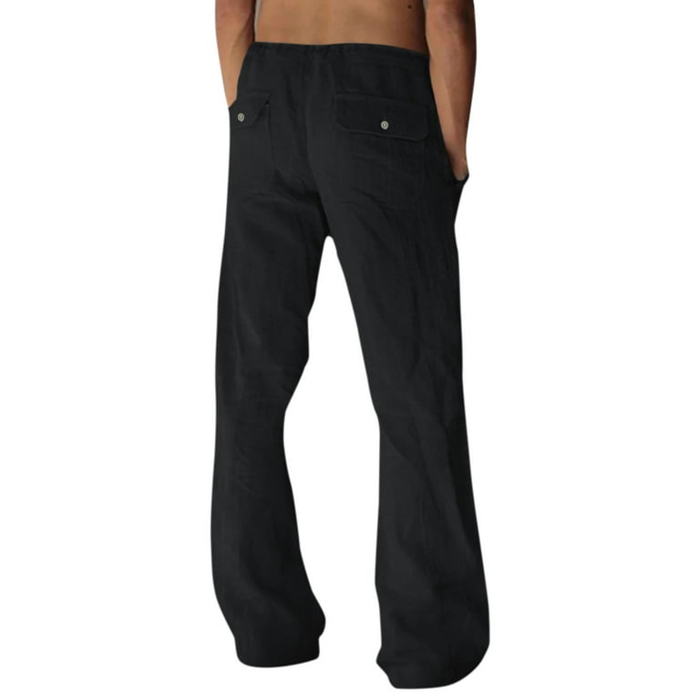 adviicd Men Pants For Hot Weather Cargo Pants For Men Men s Casual Cargo Pants Combat Work Pants Black XL Walmart