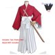 thumbnail image 3 of Disfraz de Anime Rurouni Kenshin Himura Kenshin, peluca, kimono Himura, traje de Kendo Haori, uniforme clásico unisex para Halloween, 3 of 5