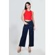 thumbnail image 1 of Jeans culotte con bolsillos frontales Juvenil, 6859 (Mezclilla tono oscuro) azul oscuro 1, 1 of 4