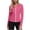 Hot Pink, variant on Womens Workout Jackets Sunproof Yoga Tops Long Sleeve Full Zip up Stretch Athletic Hoodie Outwear