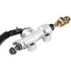 thumbnail image 5 of Cilindro hidráulico del depósito de la bomba de freno trasero para motocicleta Cilindro maestro hidráulico del freno de pie trasero Depósito plateado para motocicleta Dirt Bike ATV (Blanco) JFHHH pequeña, 5 of 5