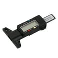 thumbnail image 1 of Car Tire Gauge, Heat Resistant ABS Tread Depth Measurer LCD Display  For Brake Shoe, 1 of 8