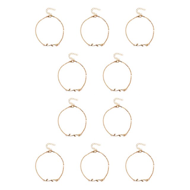 Sonducket Tobillera de aleación en forma de rosa, delicada para pies, adorno para pies, accesorio de moda, joyería para niña para Type1 NO1