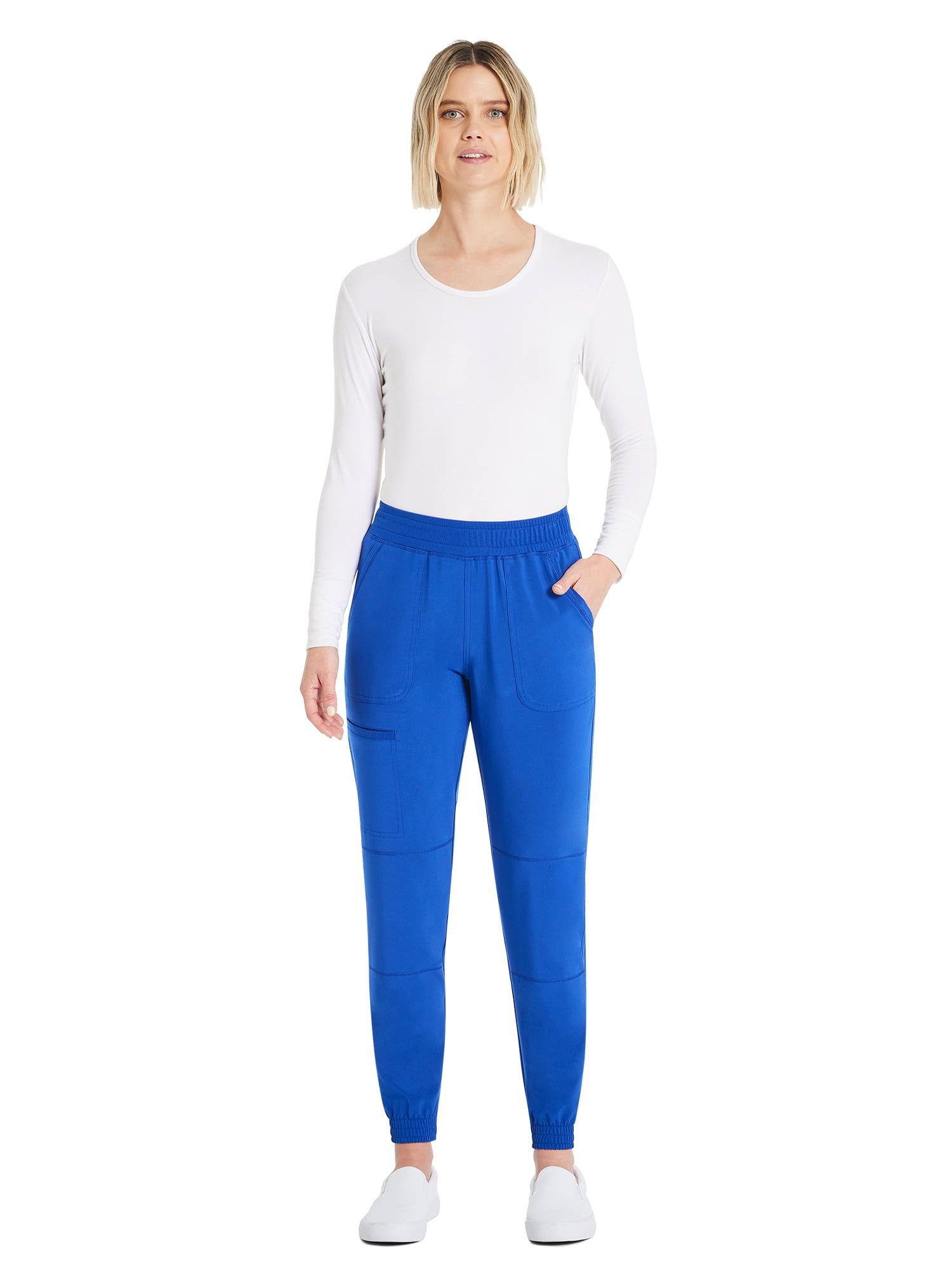Scrubstar Women's Antimicrobial Premium Performance Petite Yoga Waistband Jogger, Sizes XS-XL