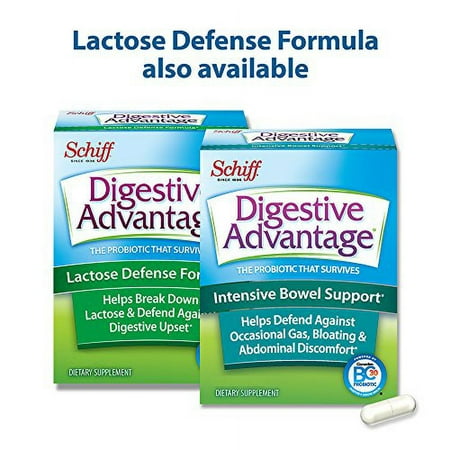 Digestive Advantage Probiotics - Intensive Bowel Support Probiotic Capsulest, 32 Count