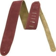 thumbnail image 6 of D'Addario Planet Waves Deluxe Suede Guitar Strap Burgundy, 6 of 6