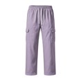 thumbnail image 6 of Sweat Pants for Mens Lounge Casual Joggers Workout Flared Loose Fit Gym Wide Leg Solid Oversized Relaxed Fit, 6 of 7