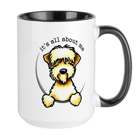 

CafePress - Funny Wheaten Terrier Large Mug - 15 oz Ceramic Large Mug