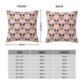 thumbnail image 3 of Rateoe Panda Avocado Pattern Throw Pillow Cover Premium Pillow Stuffer Sham Square for Decorative Cushion Bed Couch Sofa(Pillow insert not included), 3 of 8