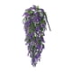 thumbnail image 2 of Cortina de pared de lavanda artificial - Flores artificiales de seda y plástico realistas para decoración de boda en porche de patio exterior, rosa púrpura blanco, 2 of 6