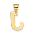 thumbnail image 3 of Diamond2Deal 14K Pendentif Initiale Lettre J en Or Jaune pour Femmes, 3 of 5
