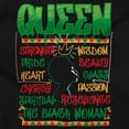 thumbnail image 2 of Motivational The Black Woman Queen Womens Slim Fit Graphic Tee Brisco Brands S, 2 of 3