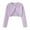 Purple, variant on GYRATEDREAM Girls' Long Sleeve Knitted Bolero Cardigan Kids Button Closure Shrug Dress Sweaters Cropped Jacket Cover Up Tops