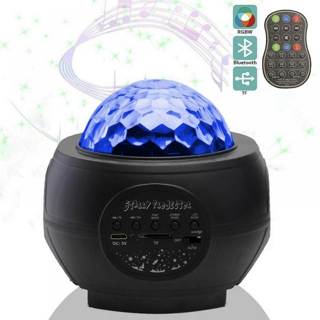 Sound Machine with Soothing Nature Noise and Relaxing Light Show - Color Changing Wave Light Effects for Kids Adults Bedroom Living Room