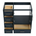 thumbnail image 5 of Ariel Stafford 36 Inch Single Sink Base Cabinet Right Offset In Midnight Blue, 5 of 8