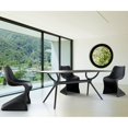 thumbnail image 5 of Pemberly Row Modern 71" Patio Dining Table in Black, 5 of 7