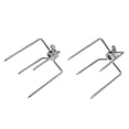 thumbnail image 1 of 2 Pcs Fourchette Multifonctionnelle en Acier Inoxydable pour Barbecue, 1 of 5