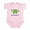 Petal Pink, variant on CafePress - Frankenbaby Onesie - Baby Light Bodysuit, Size Newborn - 24 Months