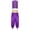 Dark Purple&Dark Purple, variant on LiiYii Men's 2Pcs Arabian Prince Cosplay Vest Coat with Long Pants Costume for Halloween Party Royal Blue&Royal Blue 3XL