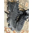 thumbnail image 1 of Ni - ke Ni - ke Air VaporMax Flyknit Women's Size 10 Mens 8.5 Black Canvas Orange Glitter, 1 of 5