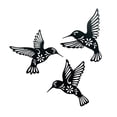 thumbnail image 3 of 3 piezas colgantes 3D pájaro pared arte decoración silueta Animal escultura colibrí pared decoración para guardería boda porche hogar jardín perfecl Mural, 3 of 8