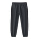 thumbnail image 5 of Amzcrzy Pantalones Chándal Hombre Color Liso Ligeros Suaves Transpirables Elásticos Cintura Lino Cómodos Para Playa Tallas S-2XL Gris, 5 of 5