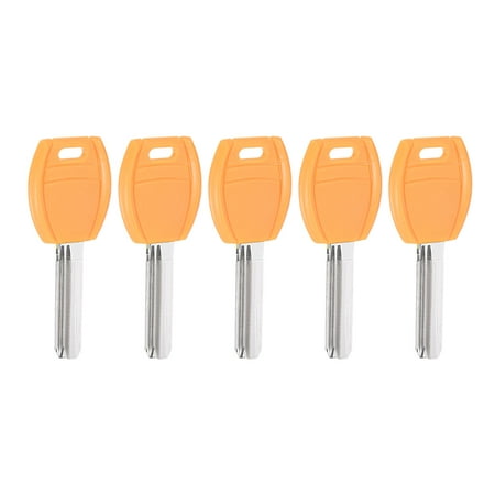 

Uxcell Key Blanks 33mm Length 2 Slot Brass New Un-cut Replacement Tool 5 Pack