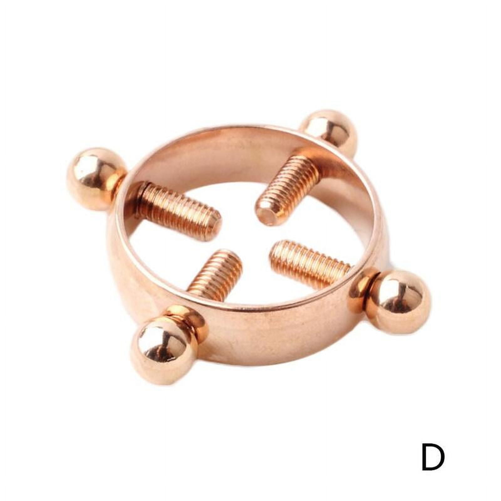 Nipple ring Adjustable Screw Non-Piercing Fake Piercing Jewelry