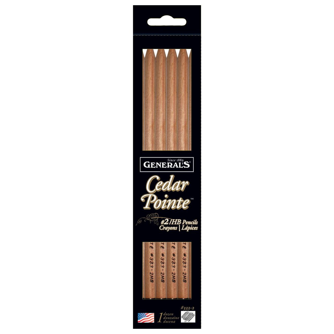 General Pencil Cedar Pointe No. 2 Pencils