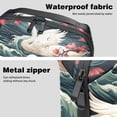 thumbnail image 4 of Swan Waterproof Oxford Cloth Hard Drive Case with Charger Pouch, PC Case, Small Travel Electronic Organizer, and Cord Organizer Travel - 5.9x9.44x3.14 in, 4 of 6
