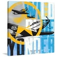 thumbnail image 2 of "Wild Blue Yonder Planes" Painting Print on Wrapped Canvas, 2 of 7