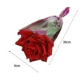 thumbnail image 5 of Dengjunhu 4Pcs Valentine's Day LED Glowing Colorful Rose Birthday Gifts, Romantic Gifts, Wedding Party Scene Layout Ornament Artificial Flower for Valentines Day Anniversary, 5 of 7