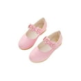 thumbnail image 1 of Avamo Chaussures Habillées pour Enfants à Bande Auto-Agrippante Mary Jane à Talons Bas Sandales de Princesse Respirantes Chaussures Décontractées Ballerines de Danse Rose 8C, 1 of 8