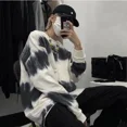 thumbnail image 2 of Camiseta Punk para hombre, nueva camiseta holgada de rock, sudaderas de hip hop con efecto tie-dye, divertida camiseta Y2k XL, jersey elástico de los años 90, ropa vintage para hombre, 2 of 5