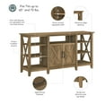 thumbnail image 4 of Bush Furniture Key West Tall TV Stand for 65 Inch TV in Reclaimed Pine, 4 of 10