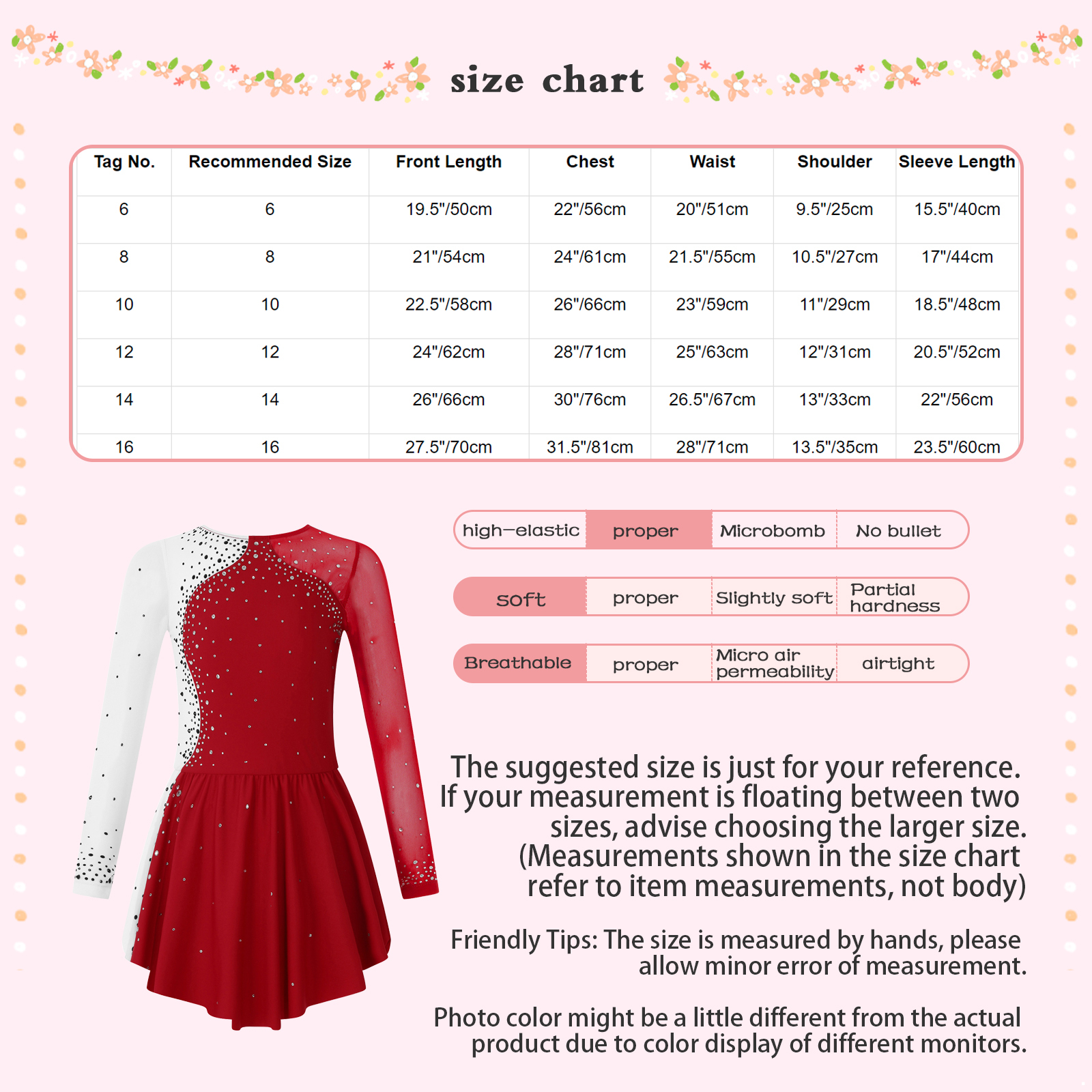 Robe De Danse Femme Strass Et Paillettes – Manches Longues Maille, Jupe Asymétrique, Pour Patinage Artistique Et Ballet